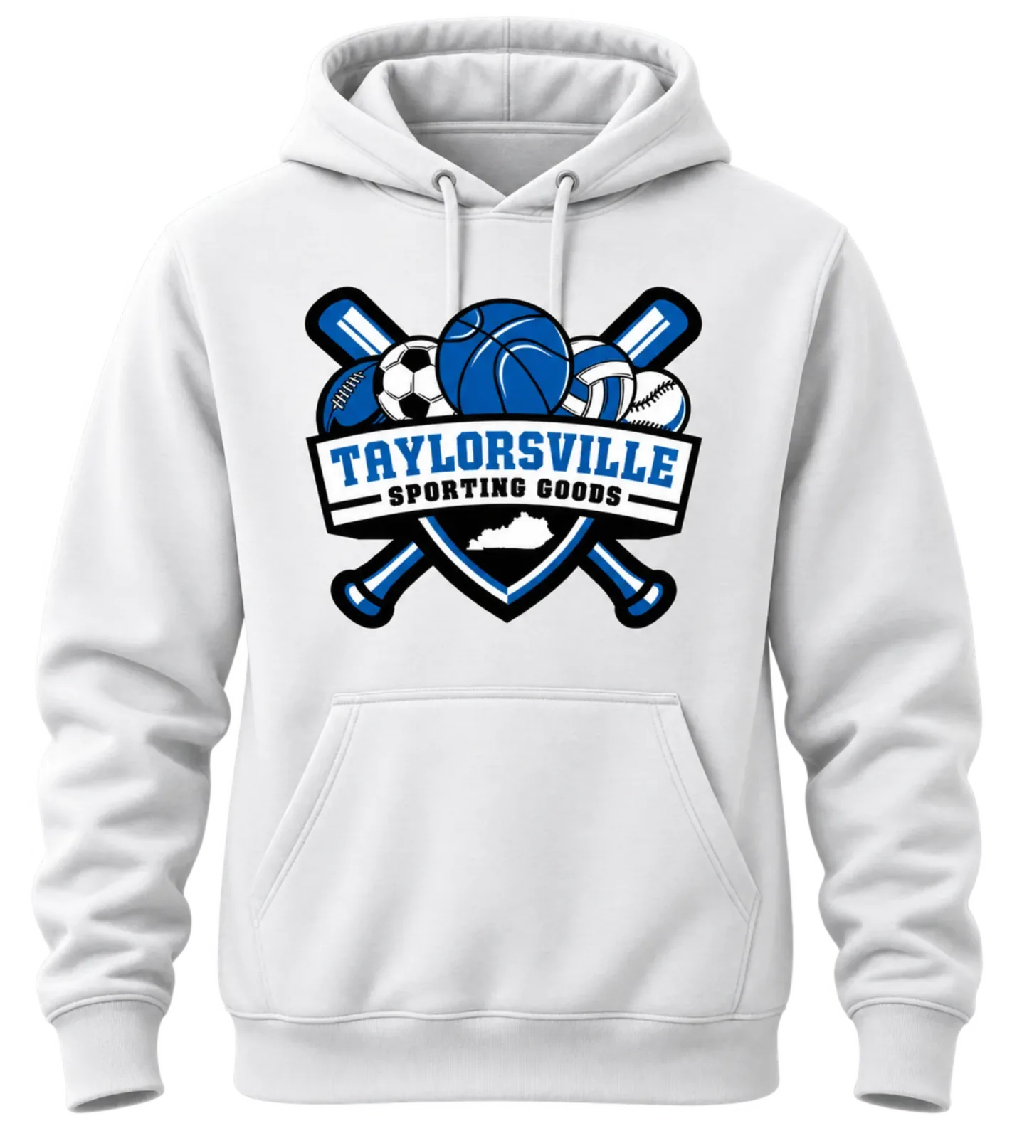 White Taylorsville Sporting Goods hoodie